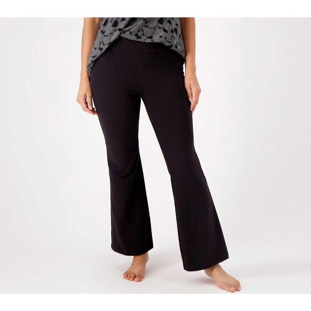 SKIMS Lori Goldstein Black Yoga Pants womens size L Large